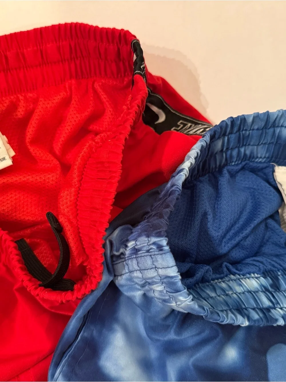 Nike Kids' Red and Blue Swim Trunks- Twin Pack